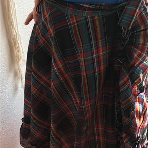 Vibrant summer wrap skirt